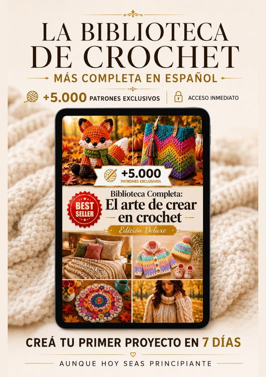 Biblioteca Arte en Crochet Deluxe